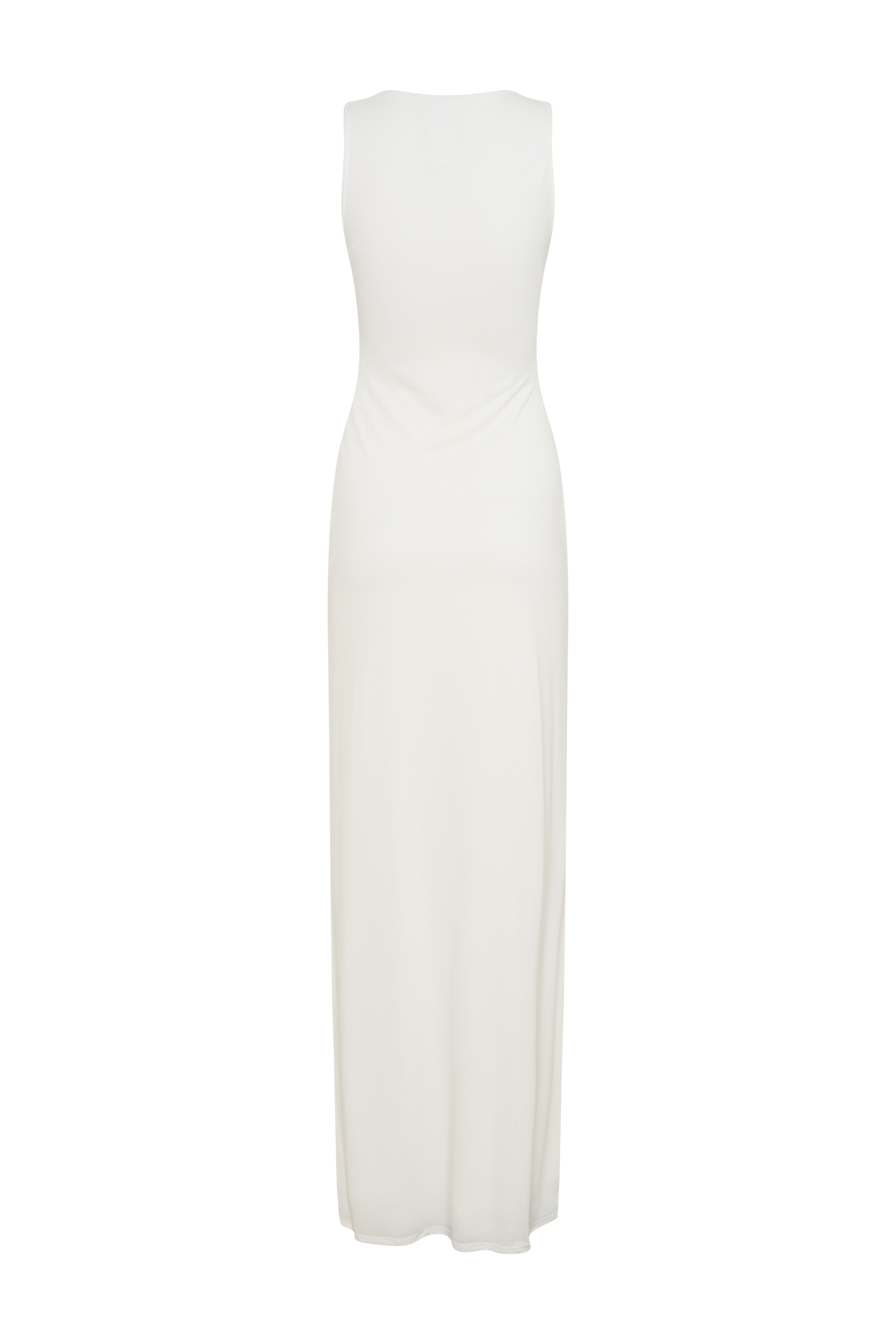 Kassidy Peached Jersey Maxi Dress - Ivory