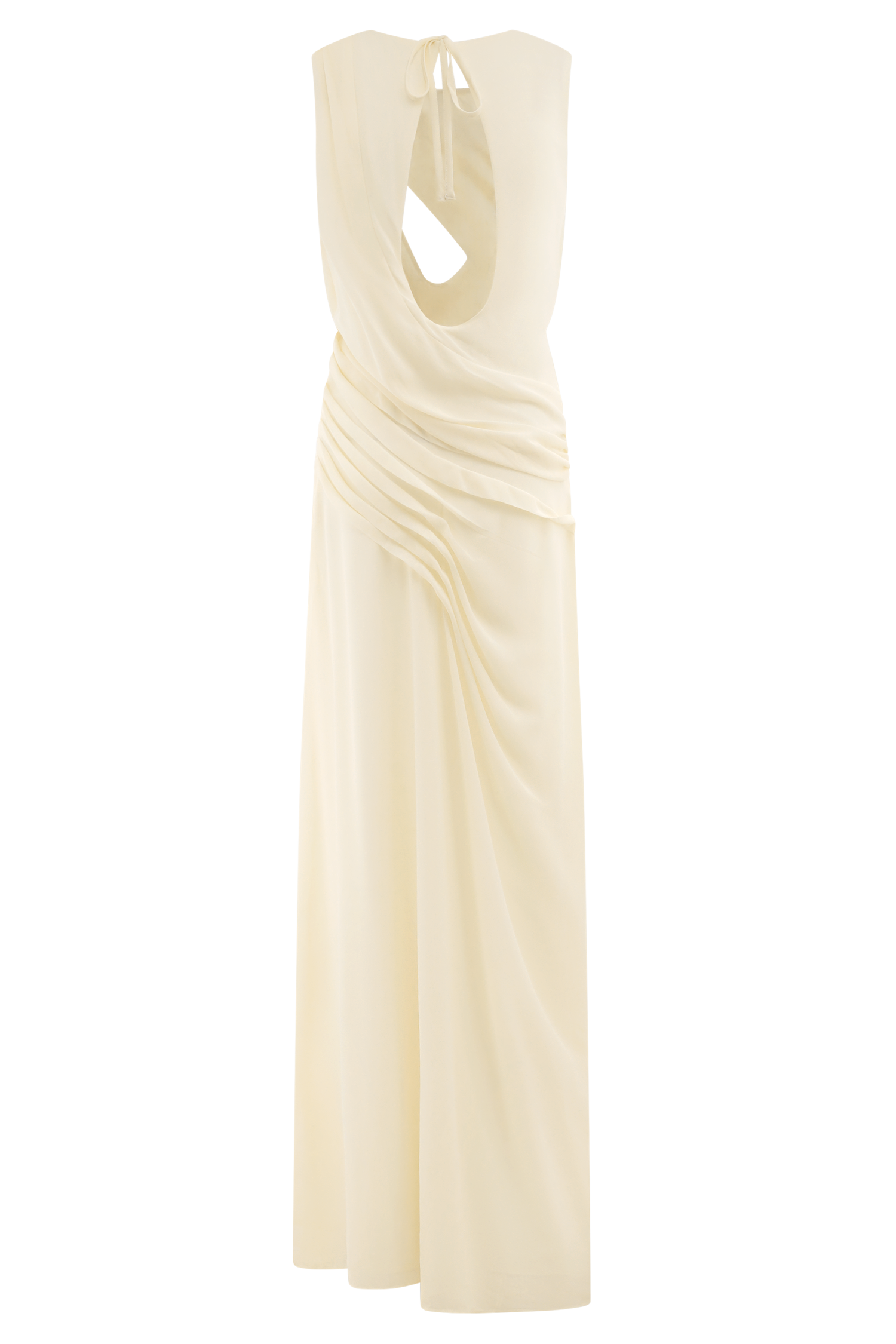 Oria Chiffon Maxi Dress - Ivory